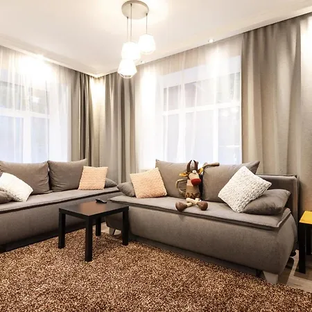 아파트 Parkcosylux Two Bedrooms Free Parking 리가