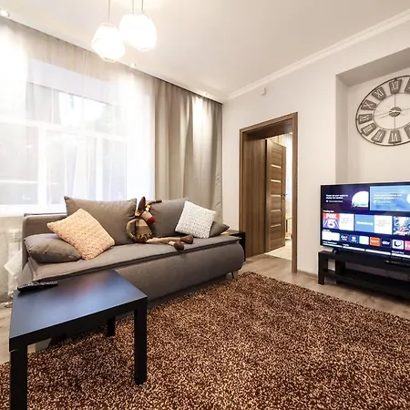 Parkcosylux Two Bedrooms Free Parking Apartmán *