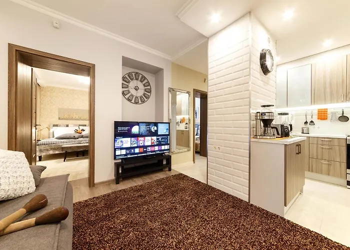 Parkcosylux Two Bedrooms Free Parking Ryga